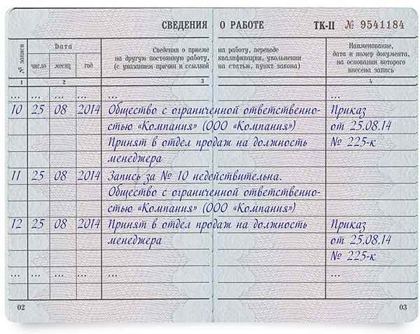 Как исправить ошибочную запись в трудовой книжке? Порядок внесения изменений и образец документа