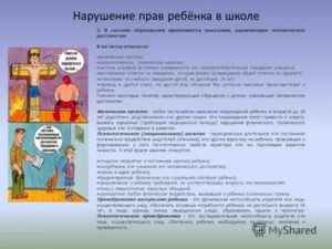 Нарушение прав ребенка в семье, школе, детском саду с примерами: образец жалобы и ответственность