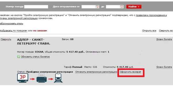 Как можно сдать билеты на "Сапсан"? Порядок возврата через интернет и через кассу РЖД