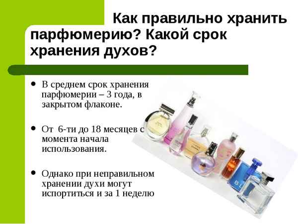 Срок годности духов и туалетной воды после вскрытия упаковки: можно ли пользоваться духами по его истечении?