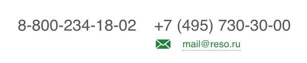 Страховая компания "Ресо-гарантия": телефон горячей линии, электронная почта, официальный сайт