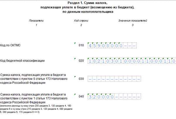 Налоговая декларация НДС в 2019 году: новые коды, порядок заполнения и образец формы