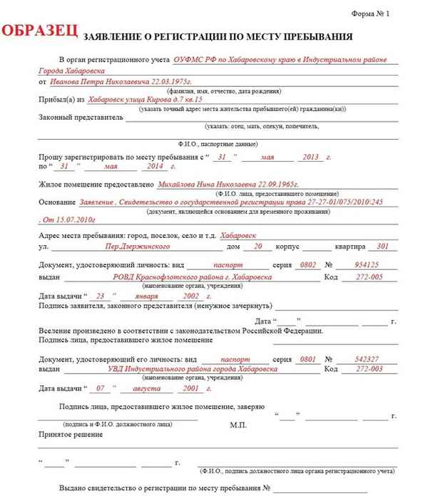 Документы на прописку в частный дом 