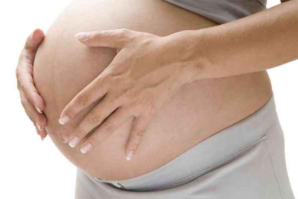 Полоска на животе при беременности 