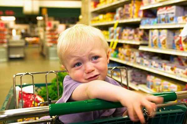 С ребёнком по магазинам поход за продуктами 