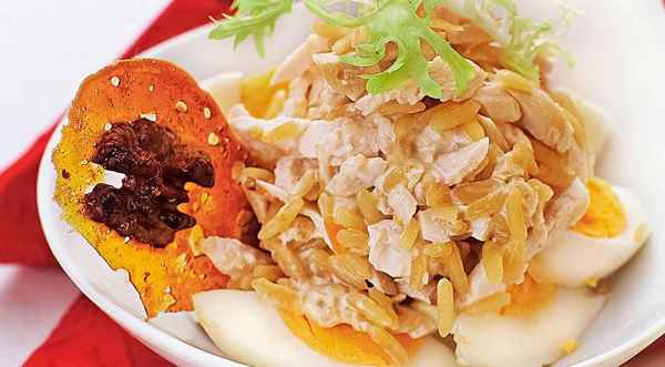 Куриный салат с грецкими орехами, пошаговый рецепт с фото