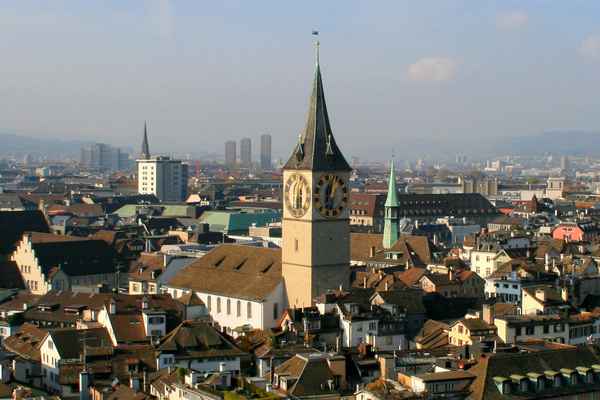 Церковь Святого Петра в Цюрихе: история, описание