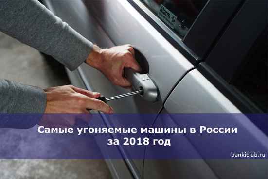 Самые угоняемые машины в России за 2020 год